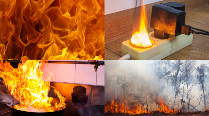 Types of Fires and How to Extinguish Them