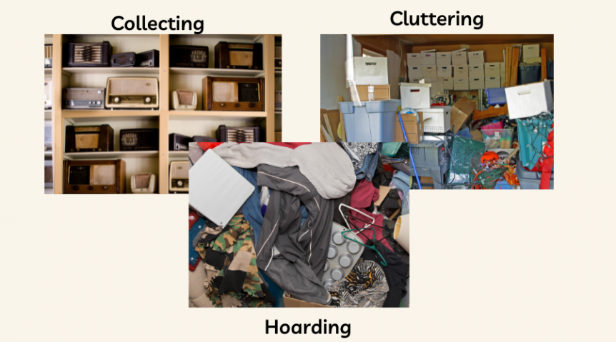 Difference Between Cluttering, Collecting and Hoarding