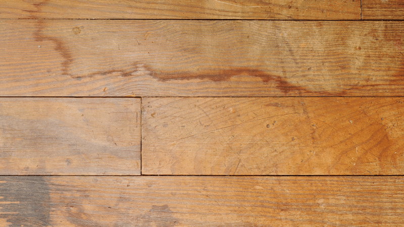 signs of water damage to hardwood floors