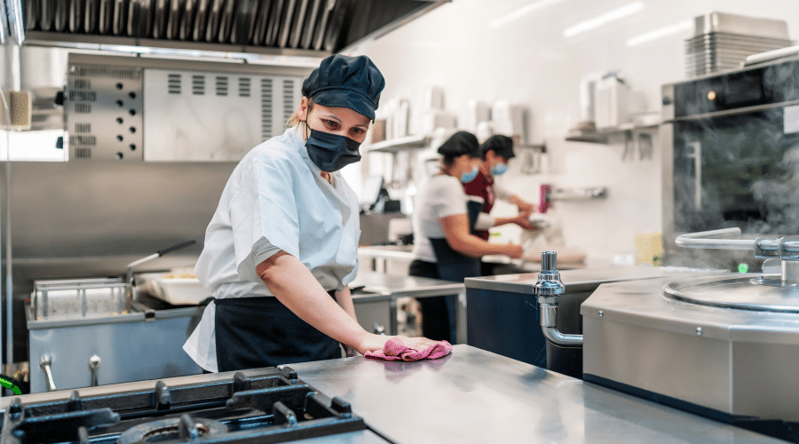 Clean Up Kitchen Promptly